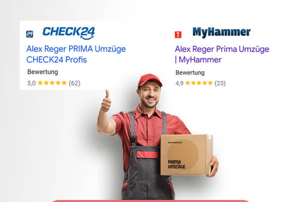 Bewertung PRIMA Umzüge