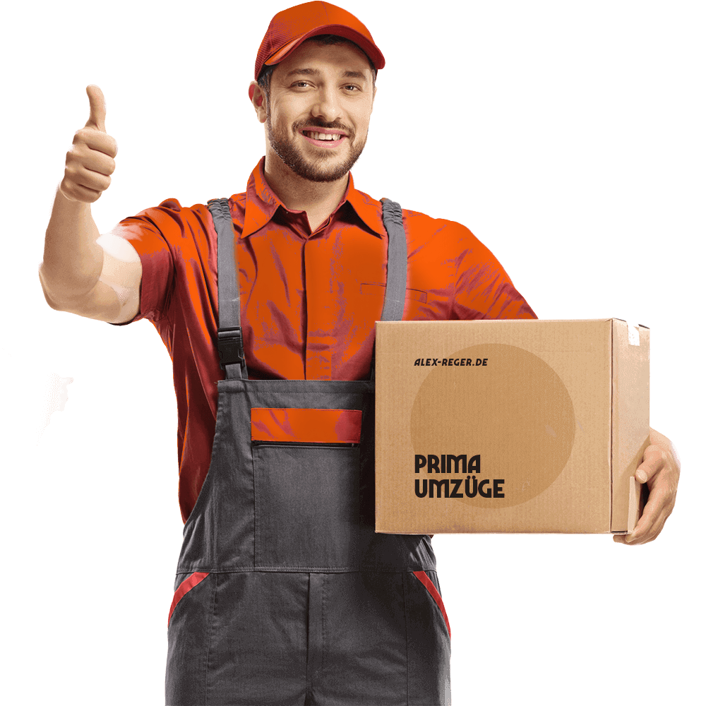 Professioneller Umzugshelfer von PRIMA Umzüge